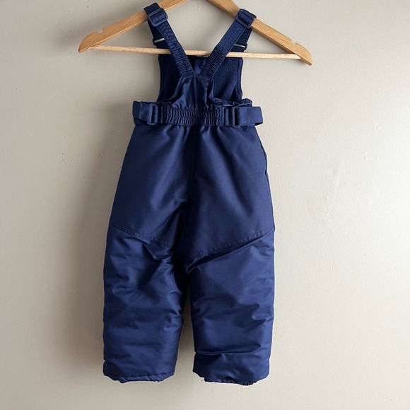 Cat & Jack Baby Snow Bib / Snow Pants in Navy Blue Size 18 Months - Picture 6 of 8